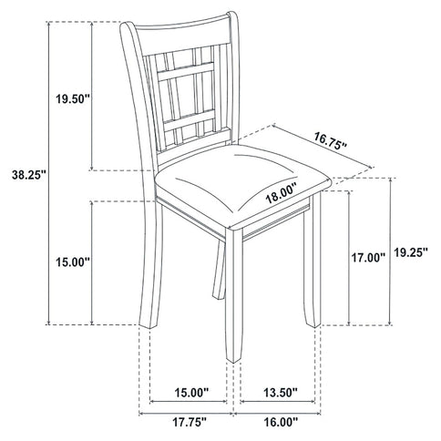 Ingall - 5 Piece Set With Storage Table And Upholstered Chairs - Medium Gray