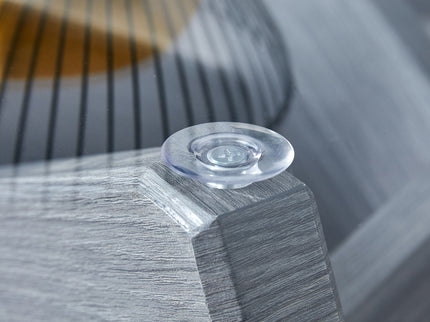 Modern Round Glass Coffee Table With Tempered Glass
