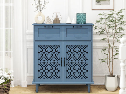 2 Door 2 Drawer Elegant Cabinet