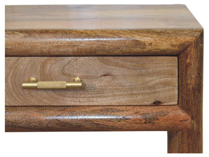 Regency - Woven Nightstand With Drawer - Light Brown