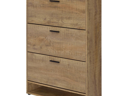Claire - 3 Tier Shoe Cabinet - Brown