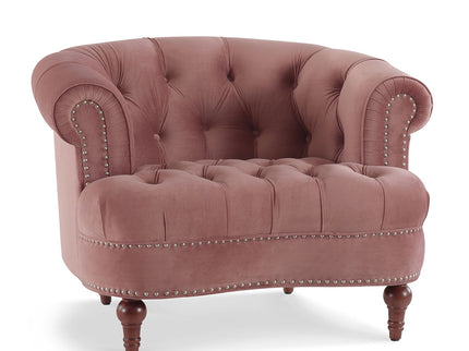 La Rosa - Victorian Tufted Upholstered Accent Chair