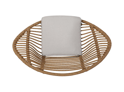 Cordella - Outdoor Woven Wicker Chairs With Cushions, (Set of 2)