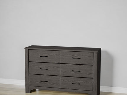 6 Drawer Dresser - Brown