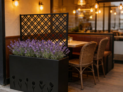 Tall Planter Raised Garden Bed With Trellis