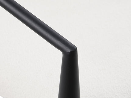 Dining Chairs (Set of 2), Mid-Century Modern Dining Chairs, Kitchen Dining Room Chairs, Round Boucle Backrest Sherpa Dining Chair With Metal Legs