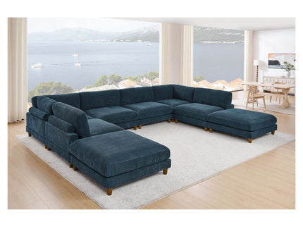 Modern Modular Sectional With Adjustable Back Support