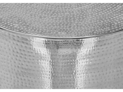 Drum Accent Side Table, Elegant Design