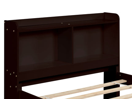 Twin Bed With Trundle, Bookcase