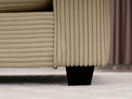 Mid-Century Modern 3 Seater Sectional Sofa With Arm And Throw Pillows