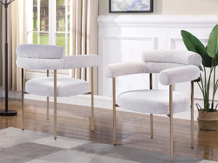 Dining Chairs With Armrests (Set of 2)