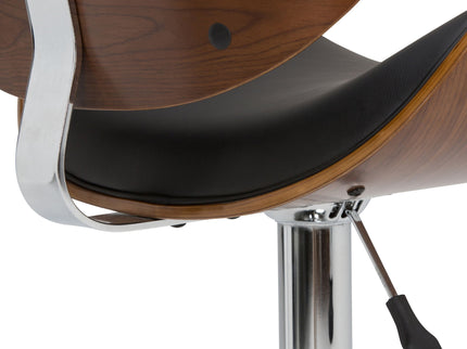 Marana - Multifunctional Handcrafted Bentwood Adjustable Swivel Bar Stool