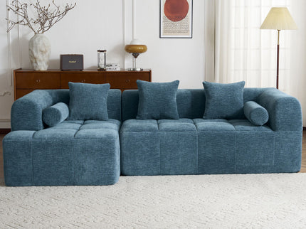 Sectional Free Combined Sofa With 2 Side Pockets