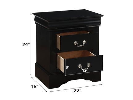 Louis Philippe III - Sleek Design Nightstand