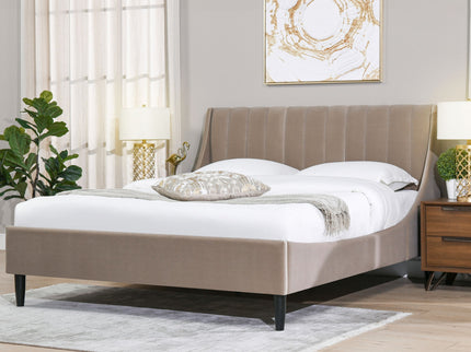 Aspen - Vertical Tufted Modern Headboard Platform Bed Set