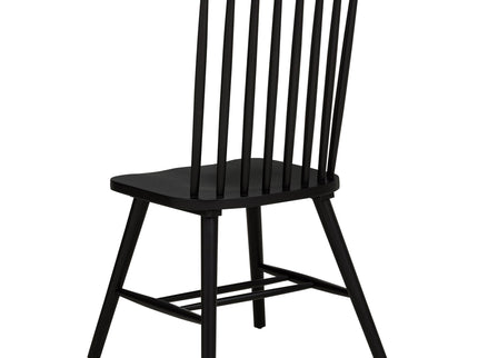 Finley - 5 Piece Dining Set With Round Table And Spindle Back Chairs