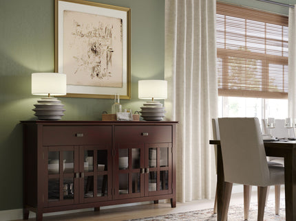 Artisan - Large 4 Door Sideboard Buffet - Russet Brown