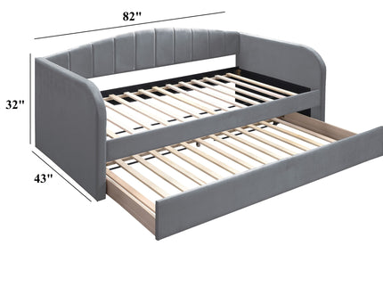 Modern Day Bed Trundle With Slat Support