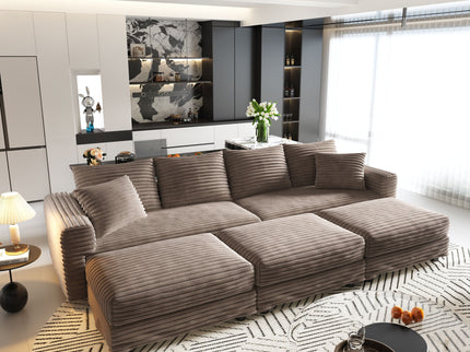 Modern Comfy Upholstered Sofa Cloud Couch & Deep Seat Couches
