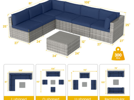 Modern Patio Set With Coffee Table