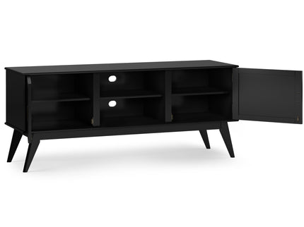 Draper - Handcrafted Mid Century Low TV Media Stand
