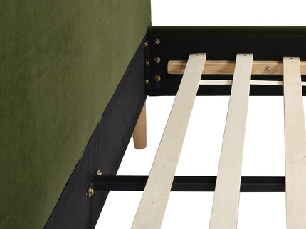 Stockholm - Modern Wavy Headboard Platform Bed