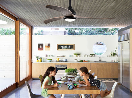 Indoor Outdoor Ceiling Fan With Light With Remote Control, Noiseless Reversible Motor, 6 Speed, 3 Color