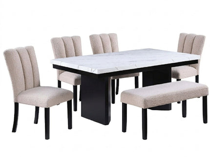 Dining Table For Kitchen - Black / White