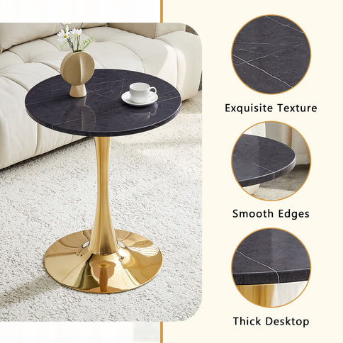 Round Dining Table With Thickened Top For Kitchen