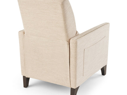 Kiersten - Contemporary Fabric Pushback Recliner
