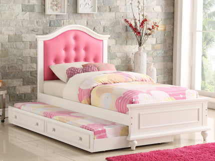 Contemporary Style Bed With Trundle