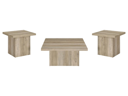 Eldridge - Coffee Table Set With Square Tops