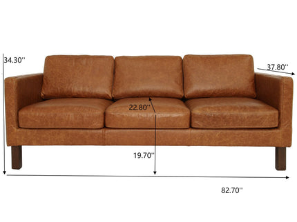 Memphis - Waxy Sofa - Cognac
