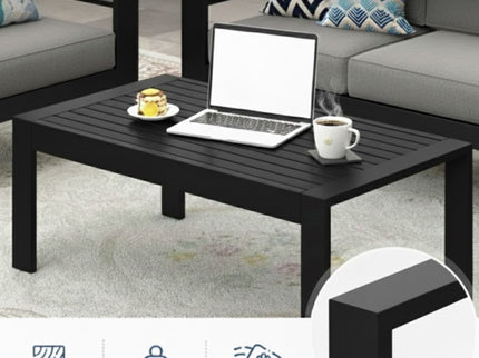 Outdoor Patio Set With All-Weather Thick Cushions
