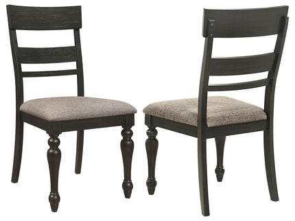 Kavita - Dining Side Chair (Set of 2) - Charcoal