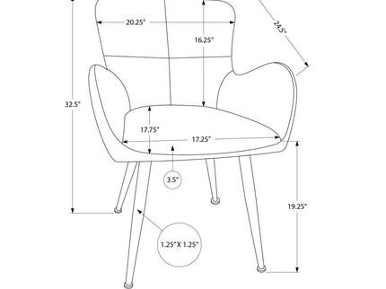 Dining Chair For Kitchen (Set of 2) - Black