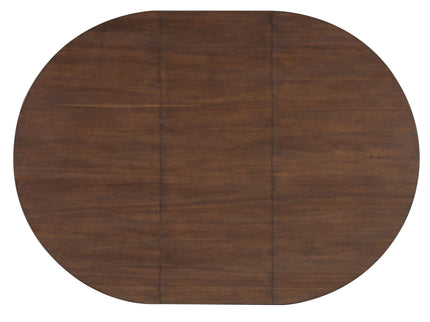 Dining Set With Leaf Round Table And 4 Upholstered Chairs