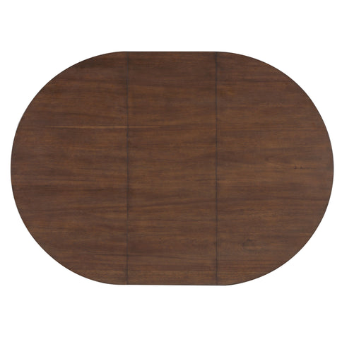 Dining Set With Leaf Round Table And 4 Upholstered Chairs