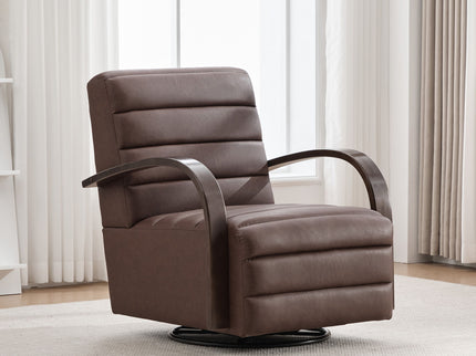 360° Swivel Accent Chair With Armrests, Comfy Lounge