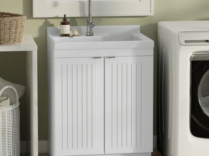 Murphy - Laundry Cabinet & Faucet And Stainless Steel Sink