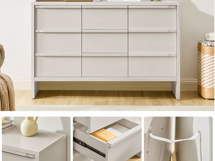 Sideboard Buffet Cabinet With Storage, 2 Doors 3 Drawers