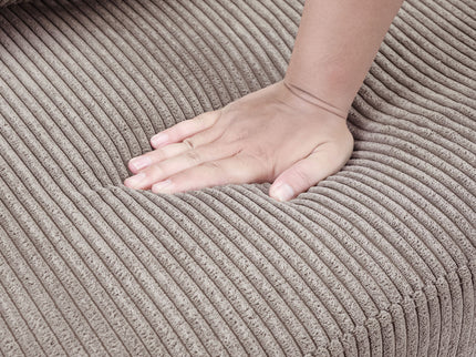 Sleeper Sofa With Foldable Mattress, USB Ports, Side Table & Storage Pocket