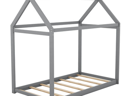 Wooden House Shaped Bed