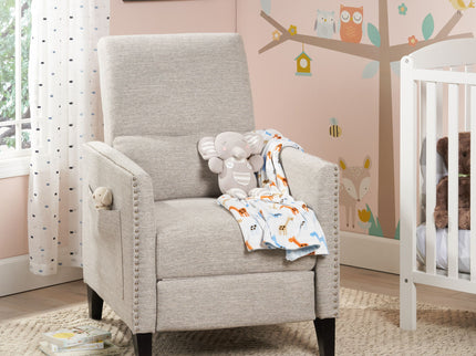 Kiersten - Contemporary Fabric Pushback Recliner