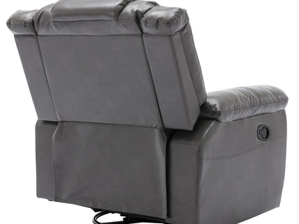360° Swivel And Rocking Home Theater Recliner Manual Recliner Chair With Wide Armrest For Living Room
