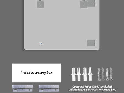 Modern Frameless Bathroom Vanity Mirror