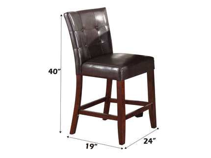 Britney - Counter Height Chair (Set of 2) - Espresso