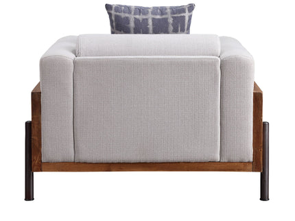 Pelton - Chair With 1 Toss Pillows - Walnut