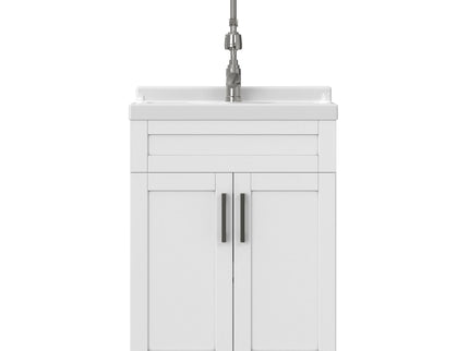 Hennessy - Deluxe Laundry Utility Sink And Cabinet