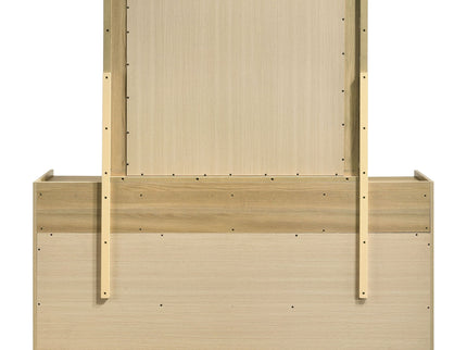 Lincoln - 6 Drawer Dresser With Mirror - Natural